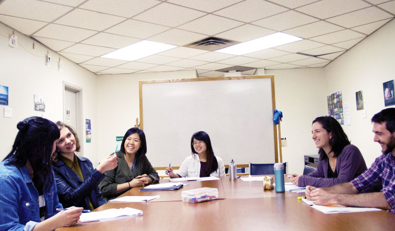 Student learning at the UBC Learning Exchange